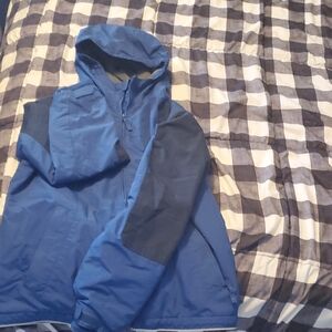 Lands' End Boys Blue Windbreaker Jacket
